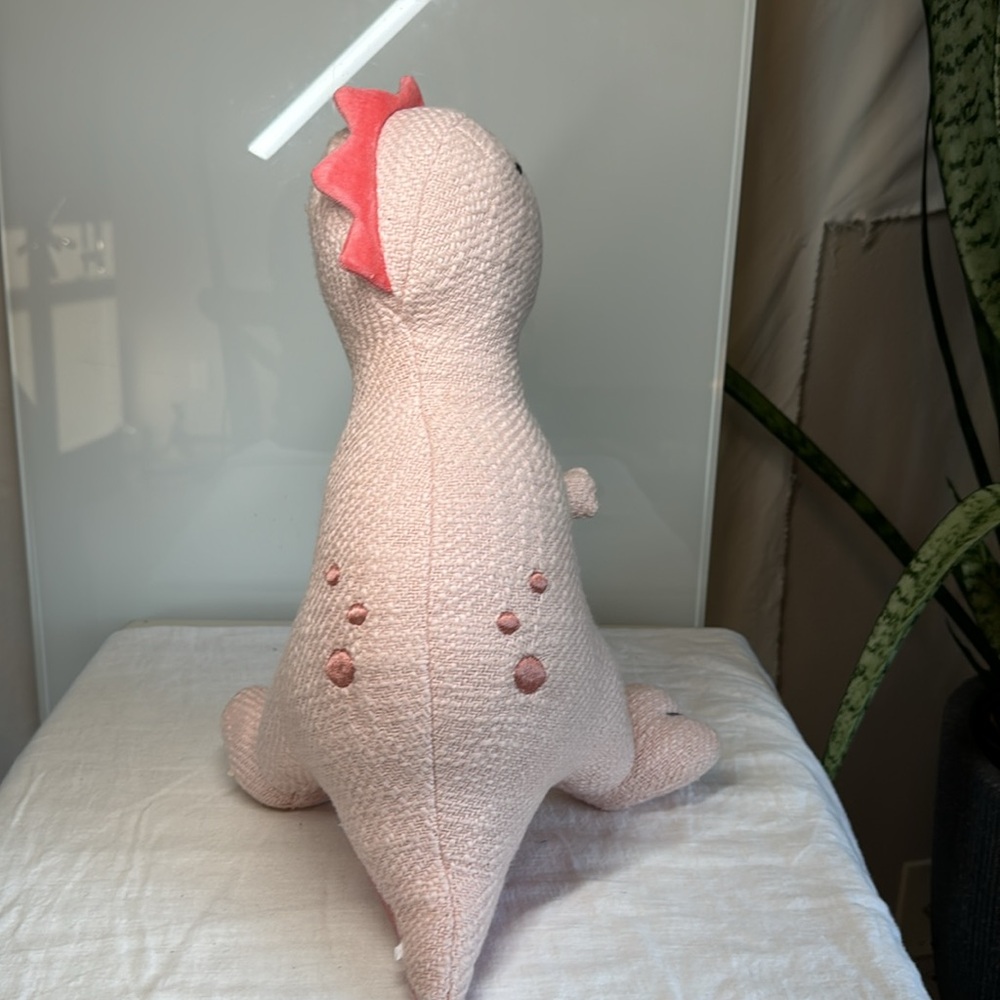 Pillowfort Pink Dinosaur Plushie - Picture 4 of 8